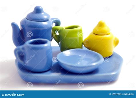 Colorful set of dishes stock image. Image of ware, beautiful - 16322669