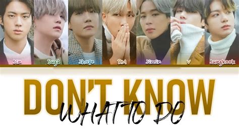 How Would BTS Sing Dont Know What To Do By BLACKPINK FANAMDE YouTube