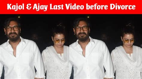 Kajol Devgan And Ajay Devgan S Last Video Together Before Their Divorce