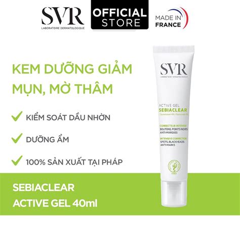 Kem Dưỡng Da Svr Sebiaclear Active Gel 40ml Giảm Mụn Dầu NhờnKem