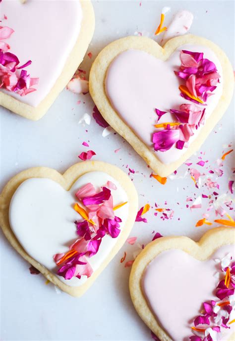 Lemon Sugar Cookies With Edible Flower Sprinkles Feast Fable