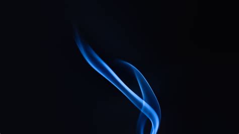 Blue Smoke on Black Background · Free Stock Photo