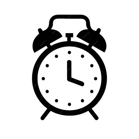 Premium Photo Alarm Clock Vector Icon Illustration On A Transparent