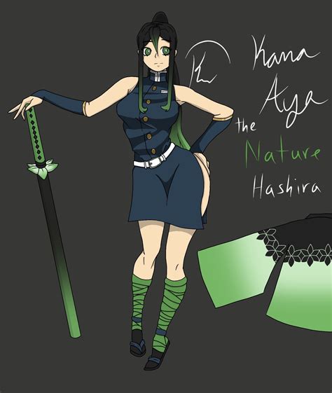 Demon Slayer Oc Kana Aya The Nature Hashira By Wolvesnight42 On Deviantart