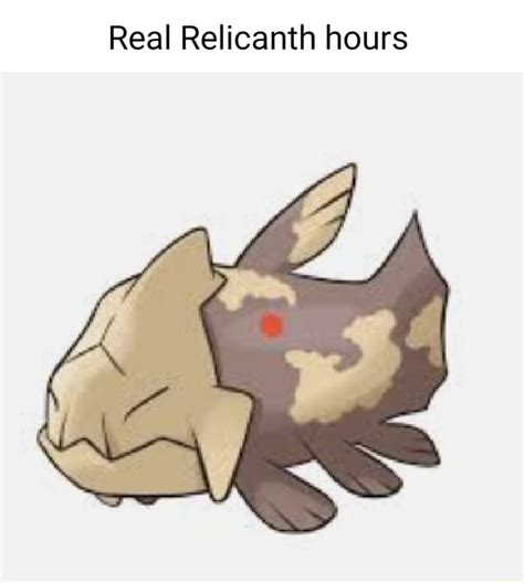 Real Relicanth Hours Ifunny