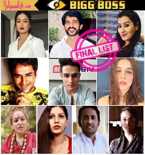 Bigg Boss 11 final contestant list: Hina Khan, Benafsha Soonwalla ...