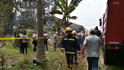 Crash d un avion à Cuba décès d une survivante du crash aérien