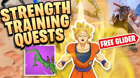 Strength Training Quest Guide Fortnite X Dragon Ball Challenge Guide