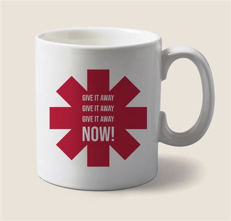 Caneca Give It Away Red Hot Chili Peppers Elo