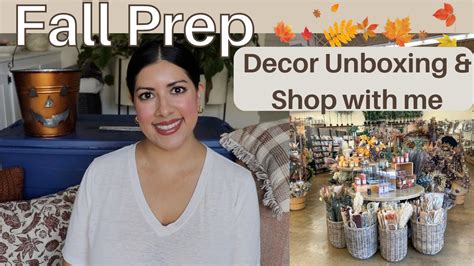 Fall Prep Unboxing Fall Decor Fall Decor Shop With Me Joann