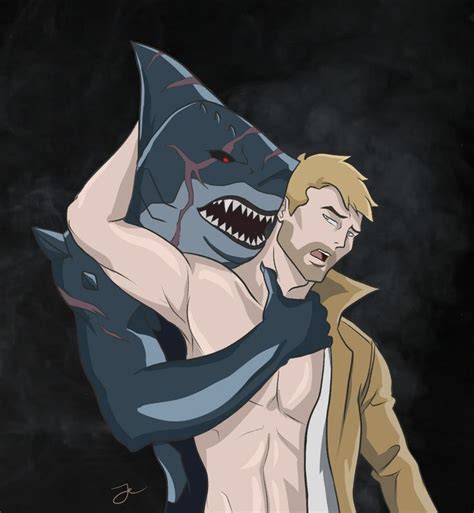 King Shark X John Constantine King Shark John Constantine Furry Art