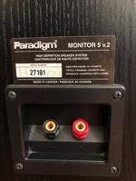 Paradigm Monitor 5 V 2 Speakers For Sale Canuck Audio Mart