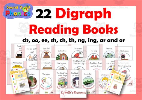 Graded Decodable Phonic Reading Books Workbooks For Common Digraphs