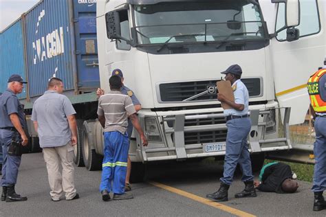 Crime Scene Pictures Hijacked Truck Recovered On R21 Kempton Express