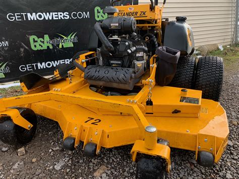 72in Wright Stander Zk Commercial Stand On Mower Demo Wdual Wheels