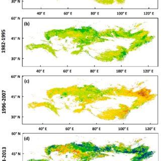 Spatial Patterns Of The Linear Trends In The Annual Anpp G C M