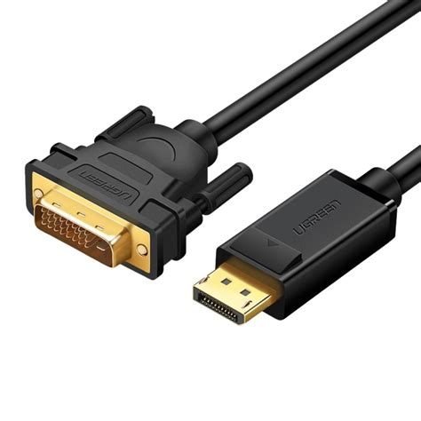 UGREEN 1080P 60Hz DisplayPort Male To DVI 24 1 Male Gold Plated Cable