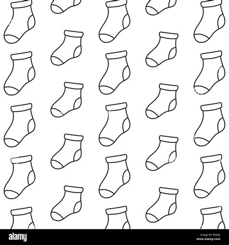 background of baby socks pattern, vector illustration Stock Vector ...