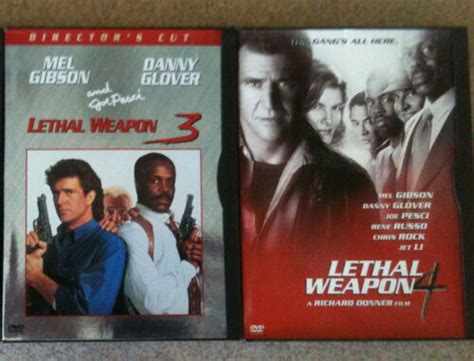 Lot Of Lethal Weapon Dvds Widescreen Director S Cut Mel Gibson