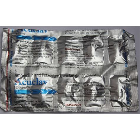 Acuclav 625mg | Order Acuclav 625mg From TNMEDS.com | Buy Acuclav 625mg ...