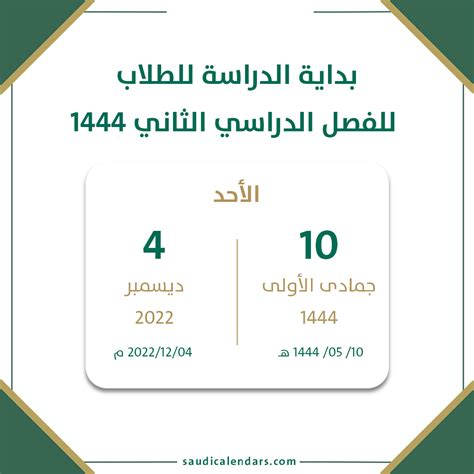 بداية الدراسة للطلاب للفصل الدراسي الثاني 1444 فعاليات السعودية