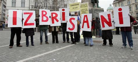 Ob 28 letnici Izbrisa Mirovni inštitut Inštitut za sodobne