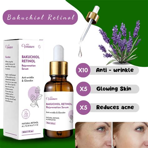 Venature Bakuchiol Retinol Rejuvenation Serum Collagen Anti Anging