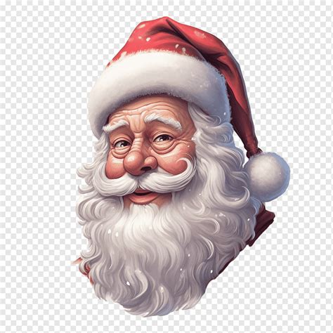 Cabeza De Papa Noel Png PNGWing