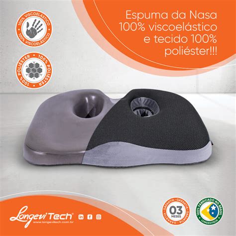 Almofada Ísquios Max Conforto Longevitech