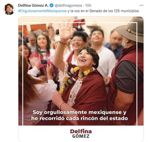 Delfina Gómez Usa Su Puesto En El Senado Para Hacer Campaña En El Edomex Infobae