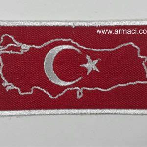 Türk Bayrağı Nakış Arma Armacı Nakış