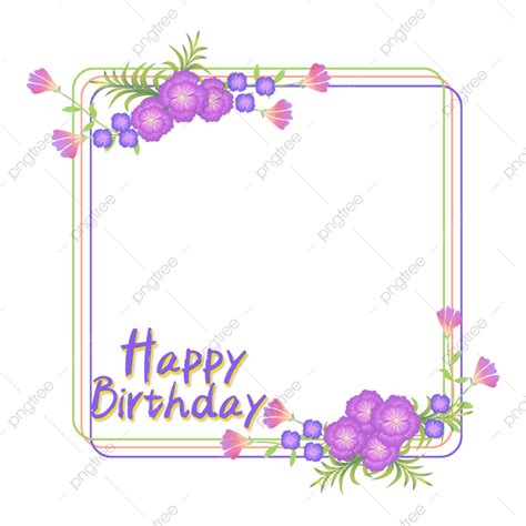 Happy Birthday Frame Png Happy Birthday Frame Birthday Nbkomputer