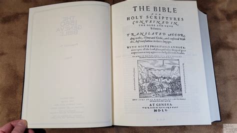 Geneva Bible Regular Facsimile Edition Bible Buying Guide