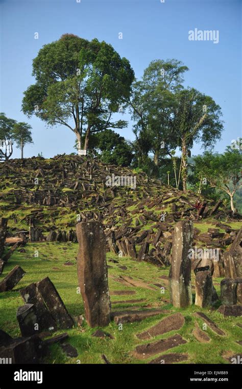 Gunung Padang Megalithic Site Located In Karyamukti Village Cianjur