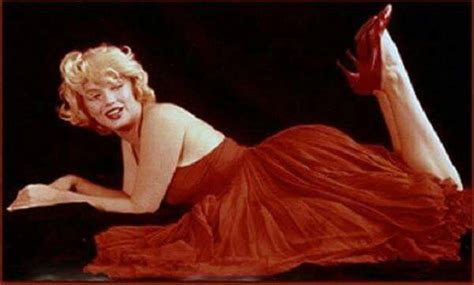 Marilyn Red Dress Sitting Photo By Milton Greene Marilyn