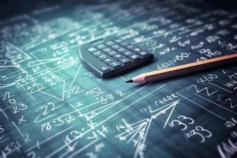 Doodle fórmula matemática con la fuente de las matemáticas Imagen