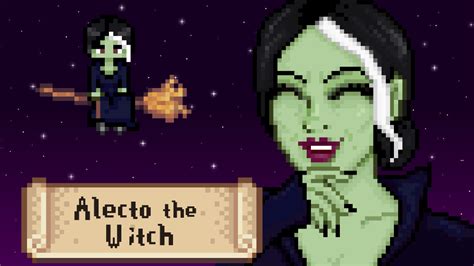 Alecto the Witch (new NPC) at Stardew Valley Nexus - Mods and community | Stardew valley, Witch ...