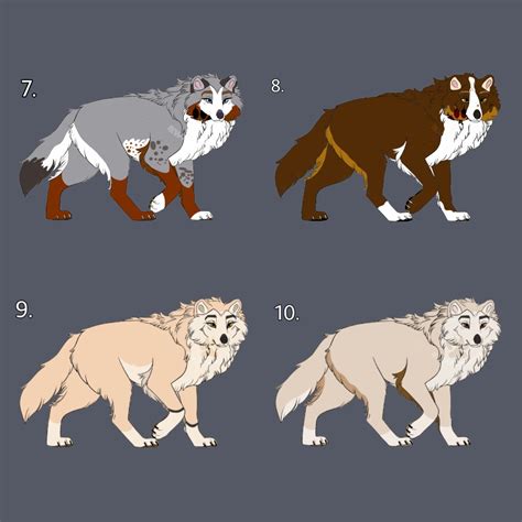 Dire Wolfwolf Adopts By Ikwc On Deviantart