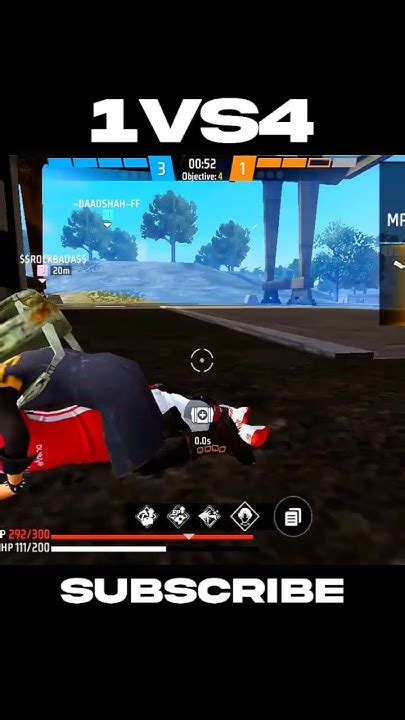 1vs4 Clutch In Mobile 📲 Wait For End Shorts Viral Garenafreefire