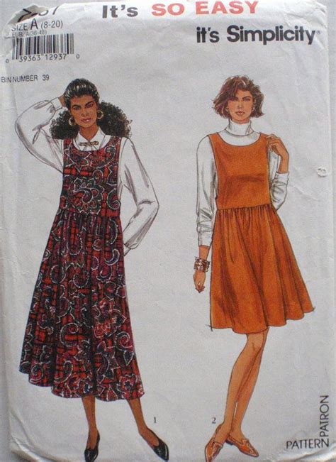 Women S Raised Waist Jumper Sewing Pattern It S So Easy Sewing