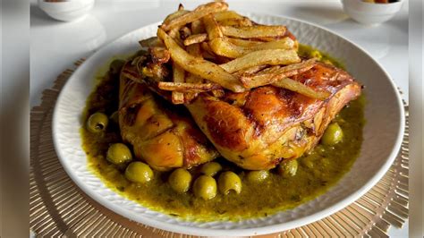 Poulet Aux Olives A La Marocaine Recette Facile Et Rapide Realiser