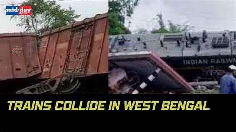 West Bengal Train Accident Two Goods Train Collide At Ondagram Railway