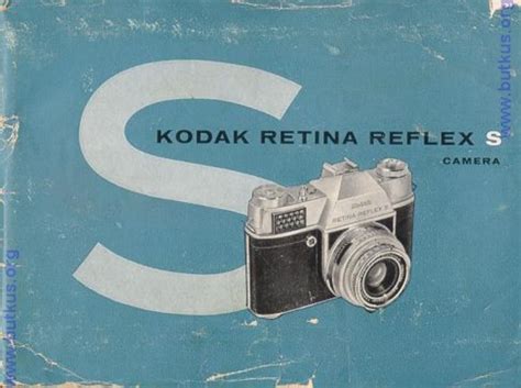 Kodak Retina Reflex S Instruction Manual