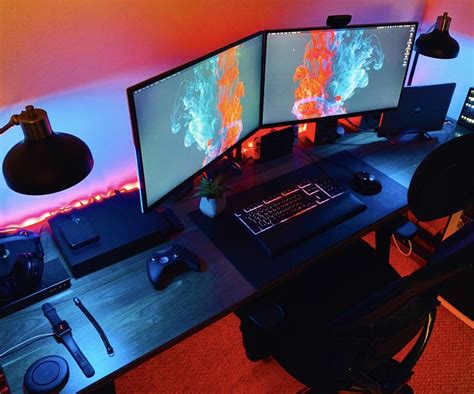 Finally Finished My Dream Setup Setup Gaming Room Setup Gamer Setup