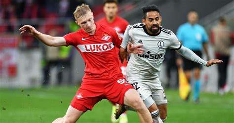 Liga Europy Spartak Moskwa Legia Warszawa 0 1 W 1 Kolejce Fazy