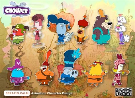 Cartoon Network Chowder Character Design by Serapio Calm # ...