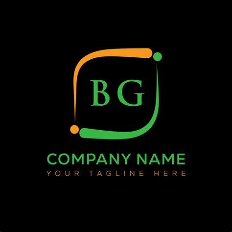 BG letter logo creative design. BG unique design. 20367596 Vector Art ...