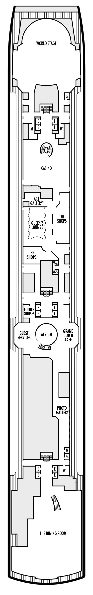 Koningsdam Deck Plans | CruiseInd