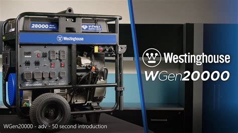 Wgen20000 Generator By Westinghouse Youtube