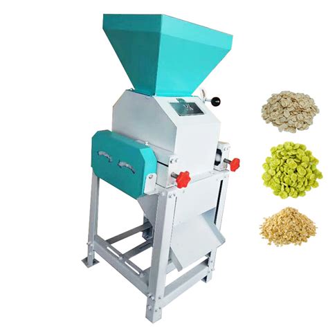 Grains Corn Flake Breakfast Cereal Making Wheat Oats Press Flaking